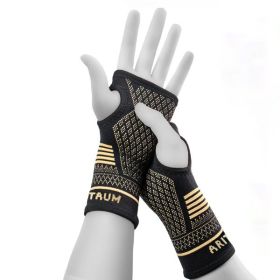 COPPER palm protection gloves, weight lifting gloves, with wrist protection, full palm protection, suitable for gym training, fitness, weight lif