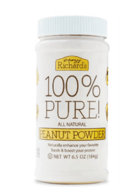 Crazy Richard's High Protein Peanut Butter Powder, 6.5oz Jar